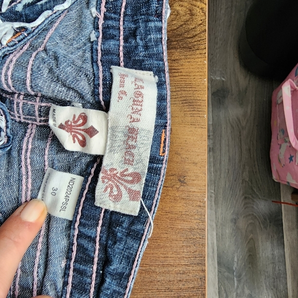 Blinged boot cut jeans, in good used condition - Picture 8 of 8